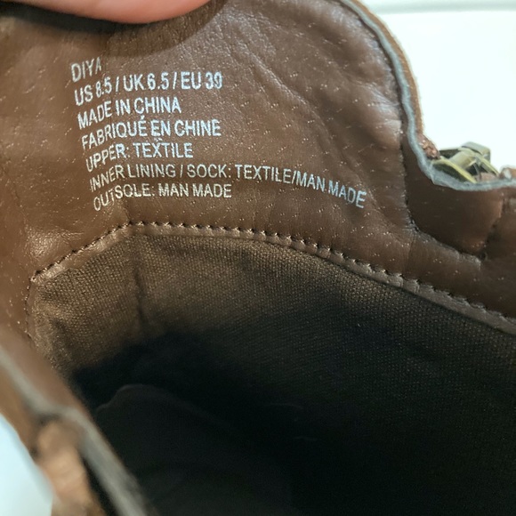 Just Fab Brown Boots Size 8.5 - Picture 6 of 7